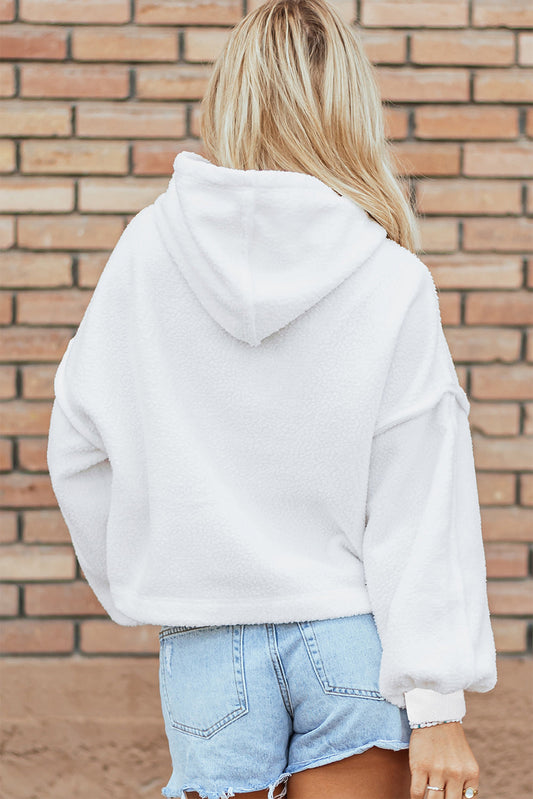 Lilah Fleece Drop Shoulder Hoodie-1